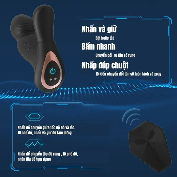 Máy kích thích tuyến tiền liệt thụt ngoáy MiLy