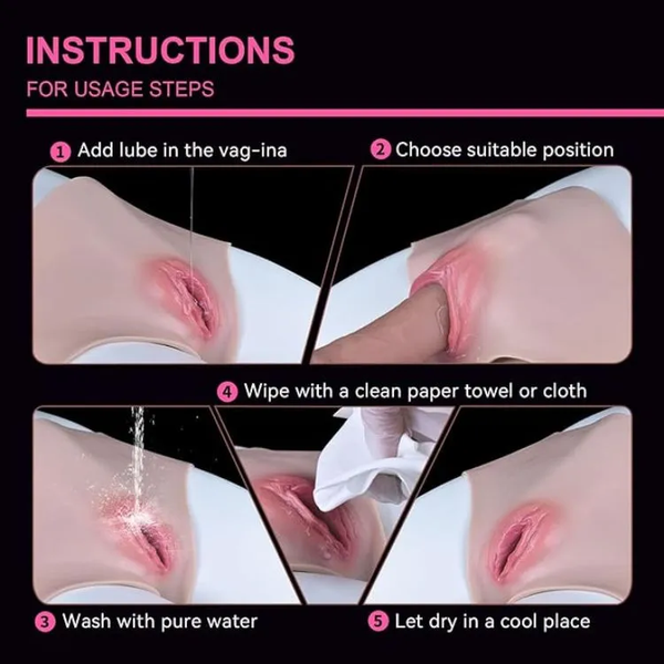 Quần Lót Giả Âm Đạo Venus - Hỗ Trợ Quan Hệ Đồng Tính, Viền Mỏng Tàng Hình