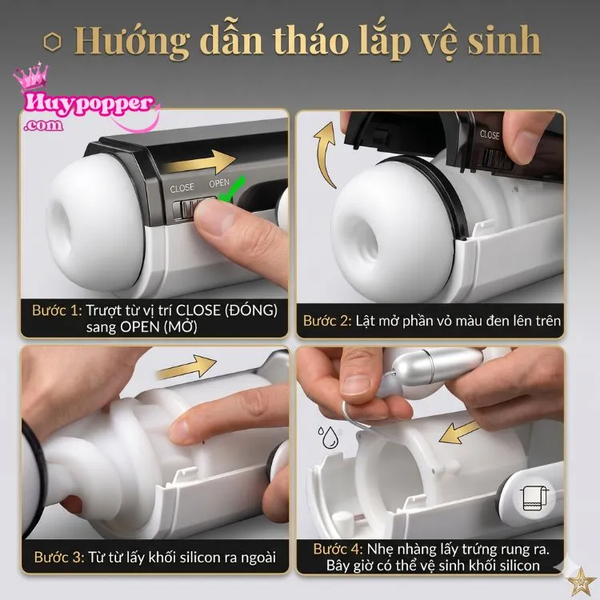 Cốc Thủ Dâm Tự Động Atusi - Có Tay Cầm, Bú Mút Thụt Liên Hoàn Giá Tốt