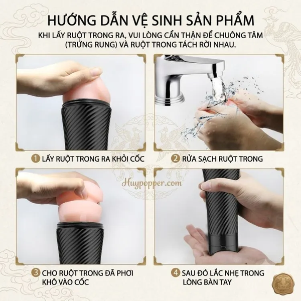 Đèn Pin Thủ Dâm Rung Pink Pussy - Dùng Pin Tiện Lợi