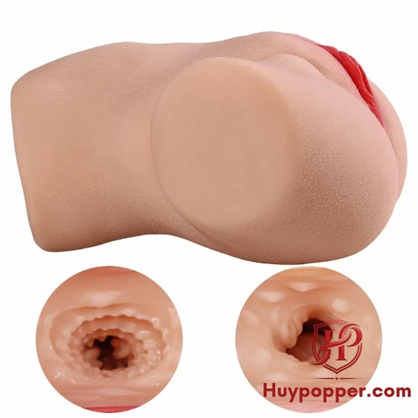 Âm Đạo Giả Dạng Mông Lucilla Nhỏ Gọn 1,8kg, Dùng 2 Mặt Silicon Mềm Mịn