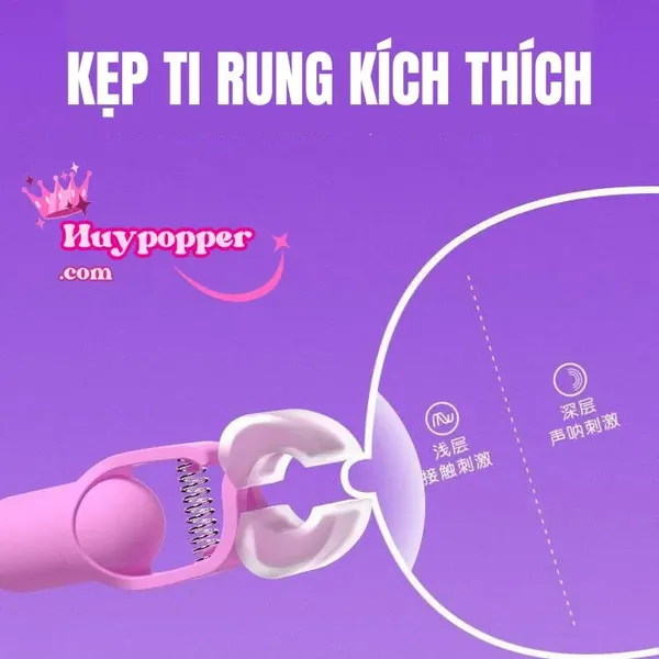 Kẹp Đầu Ti Có Rung Galaku