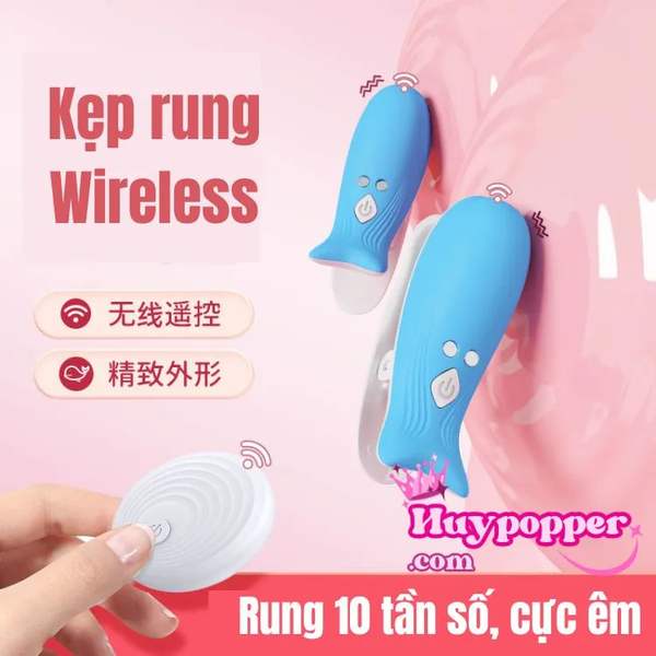 Kẹp vú rung điều khiển từ xa