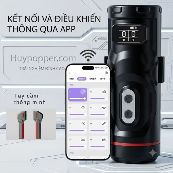 Máy Thủ Dâm Động Cơ Thụt Mạnh Warsoul - Phiên Bản Cánh Tay Cơ Học Tháo Rời