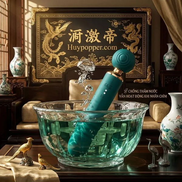 Gậy Rung 2 Đầu Fiorella Cao Cấp – Thiết Bị 3 Trong 1 Vừa Rung Vừa Mút Điểm Nhạy Cảm Kèm Thụt Điểm G