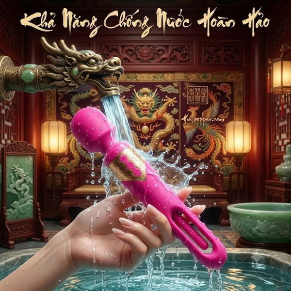 Chày Rung Ellie Kèm Lưỡi Vỗ Điểm G – Máy Kích Thích 2 Đầu Độc Lập Mô Phỏng Ngón Tay Vỗ Liên Tục