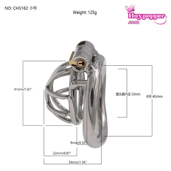 Khóa cu inox size mini bó sát