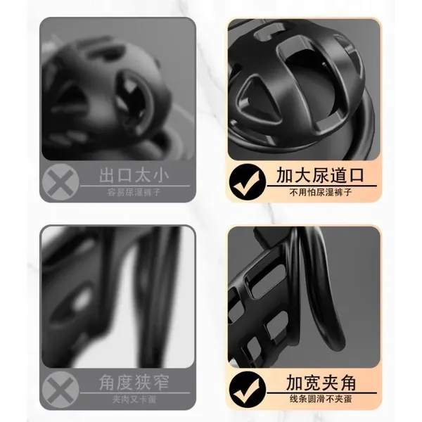 Khóa Dương Vật Nam Jiuai Dragon Size M - Chống Thủ Dâm, Ngăn Chặn Cương Cứng