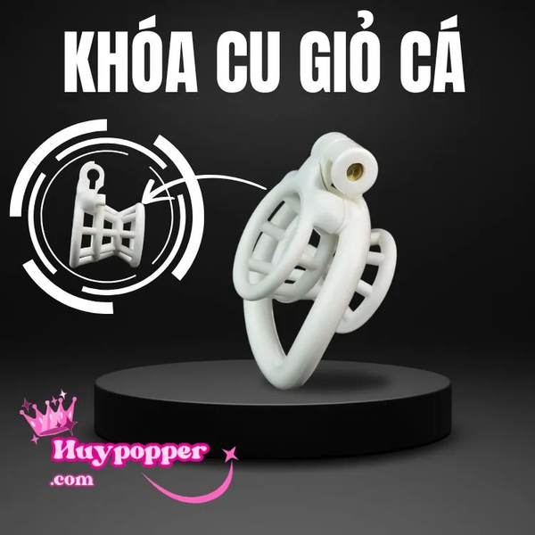 Khóa dương vật hình giỏ cá