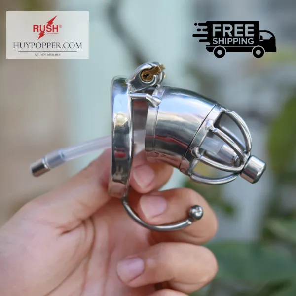 Khóa Dương Vật Inox Kèm Thông Tiểu - Ben