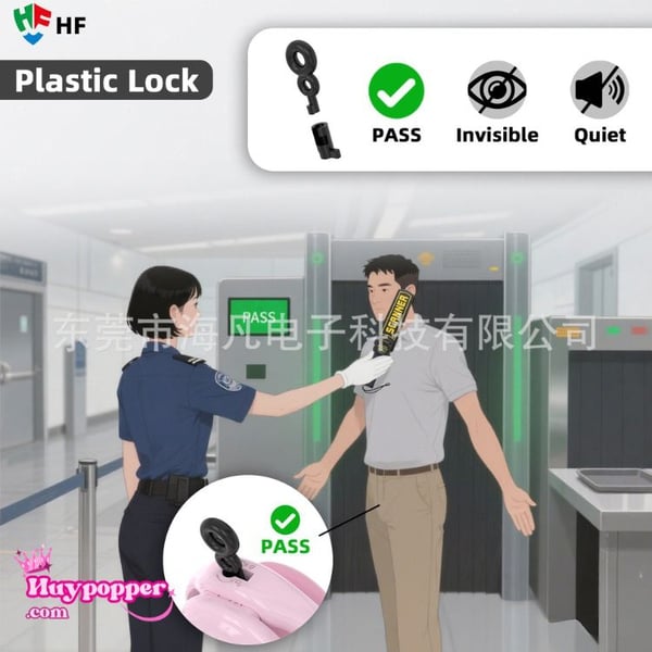 Khóa Dương Vật Hình Âm Đạo K2-C - Chất Liệu Siêu Nhẹ, Tàng Hình Qua Cổng Sân Bay