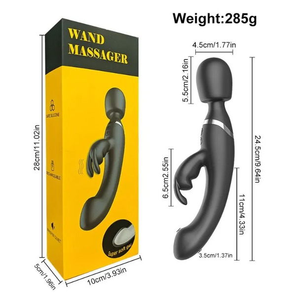 Gậy Rung Tình Yêu Enos Đầu Massage Siêu Mạnh Kèm Nhánh Thỏ Rung