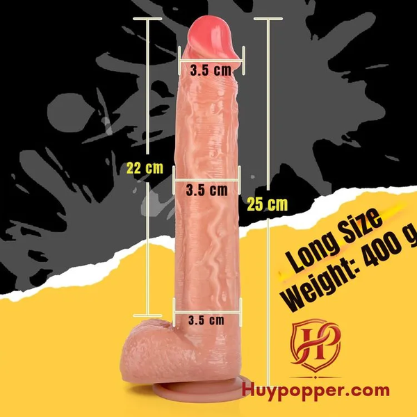 Dương Vật Giả Appius Form Dài Đế Hít Tường Chắc