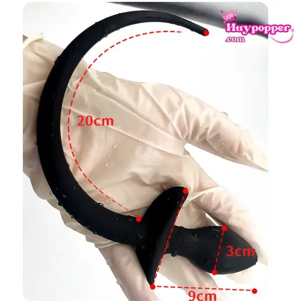 Đuôi chó silicon size nhỏ