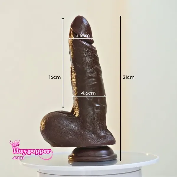 Dương vật giả bắn tinh Xiao màu đen