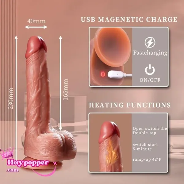 Dương Vật Giả Cao Cấp Rung Thụt Tự Động