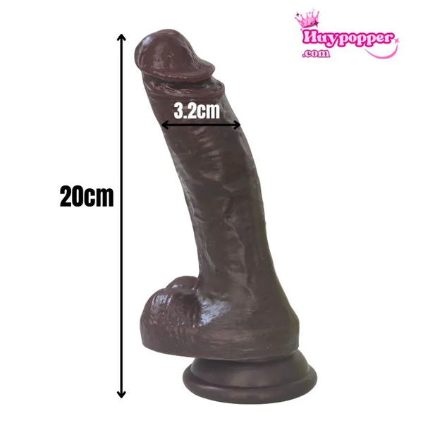Dương vật giả đen cong như thật