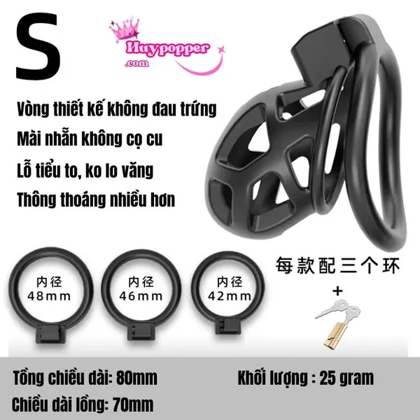 Khóa Dương Vật Cobra New (Size S) – Khóa Trinh Tiết Nam Nhỏ Gọn