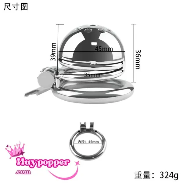 Khóa cu inox lò xo bít đầu