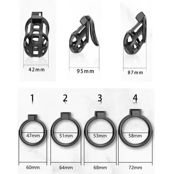 Khóa Dương Vật Nam Jiuai Dragon Size M - Chống Thủ Dâm, Ngăn Chặn Cương Cứng