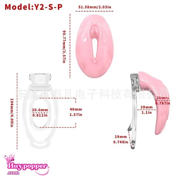 Khóa Trinh Tiết Ép Dáng 6 Giờ Y2-S-P - Thiết Kế Âm Đạo Nữ Giới, Phù Hợp Mọi Kích Cỡ