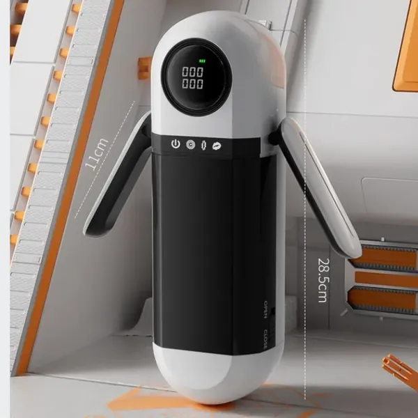 Máy thủ dâm có tay cầm đa năng bú mút thụt Atusi