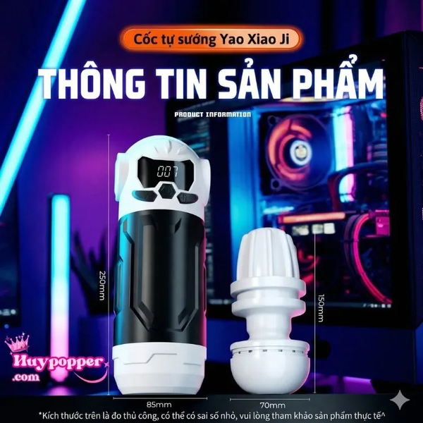 Máy Thủ Dâm Tự Động Space-X Thụt Hút Cực Bốc Khoái Cảm Vô Tận