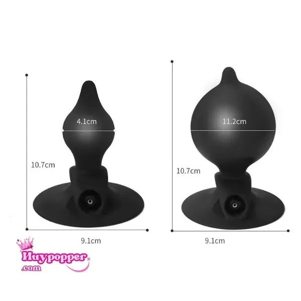Plug bơm hơi hậu môn có hít tường