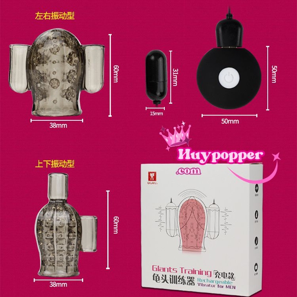 Trứng rung cực mạnh kích thích đầu dương vật