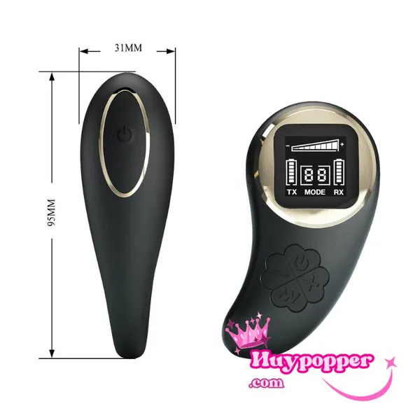 Trứng rung điều khiển từ xa chữ C màn hình Led