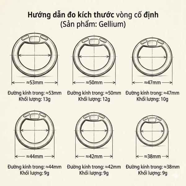 Khóa Dương Vật Mềm Dẻo Phantom - Ngăn Cương Cứng Cho Size Dưới 15cm