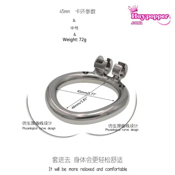 Khóa cu inox size mini bó sát