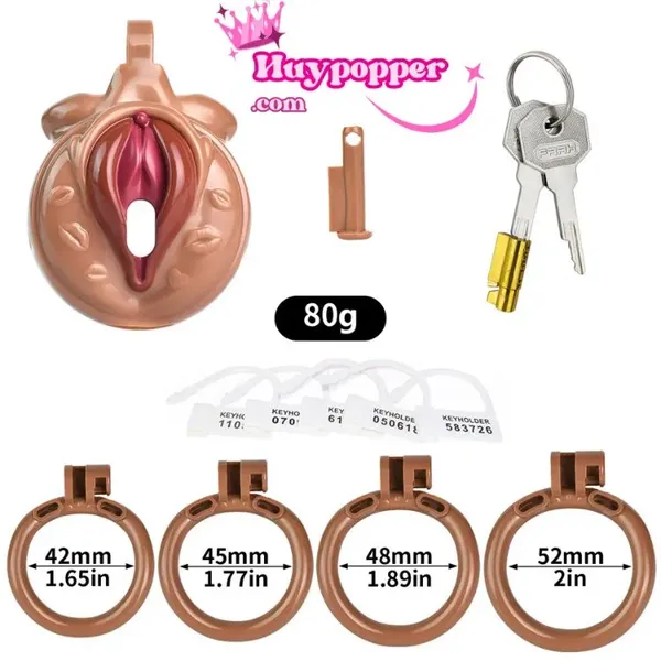 Khóa dương vật mini tạo hình âm đạo tinh xảo