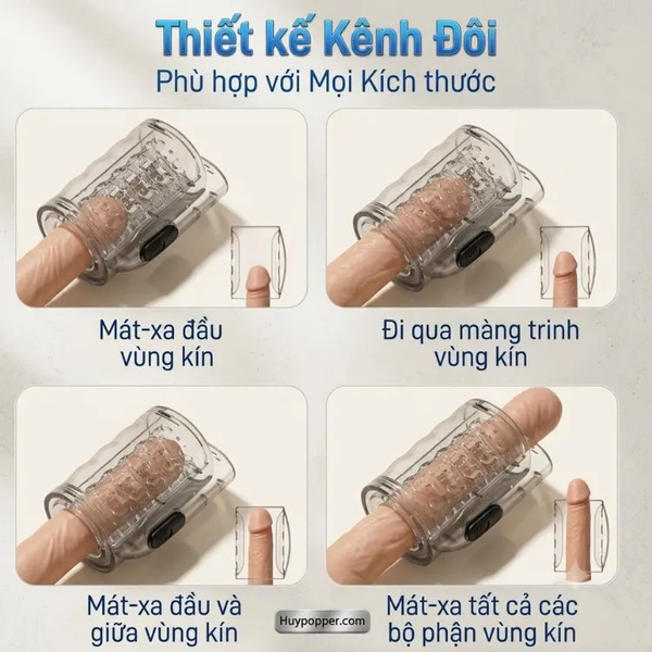 Máy Thủ Dâm Thông 2 Đầu Infernus | Xoay Thụt Tự Động Lực Mạnh, Dễ Vệ Sinh