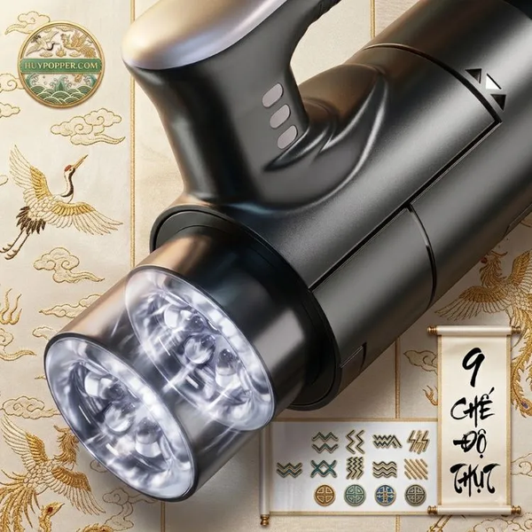 Máy Sục Tự Động Cho Nam Giới Sylvia | Tay Cầm Trợ Lực Thụt Thò 9 Chế Độ Cực Mạnh