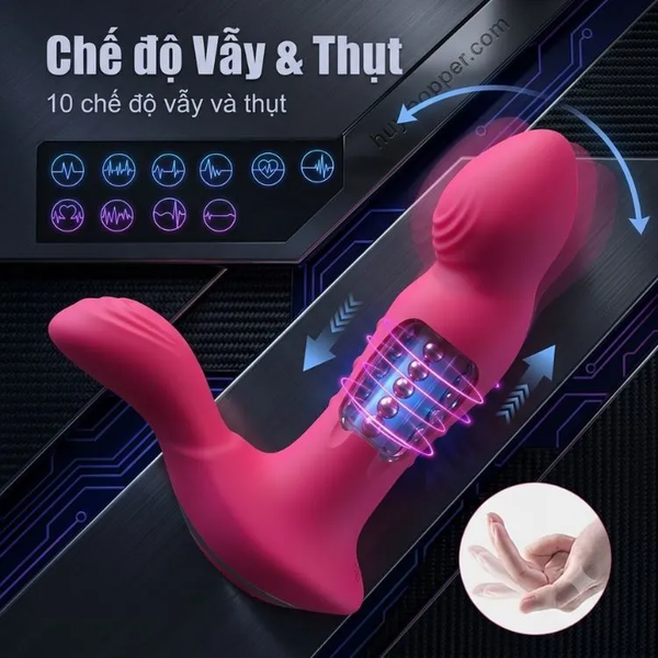 Máy massage điểm G nam Mily – Điều khiển bằng remote từ xa 10m
