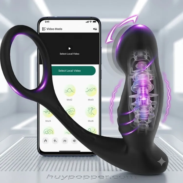 Máy kích thích điểm G nam Lisa kết nối App – Dòng gập đầu mô phỏng ngón tay