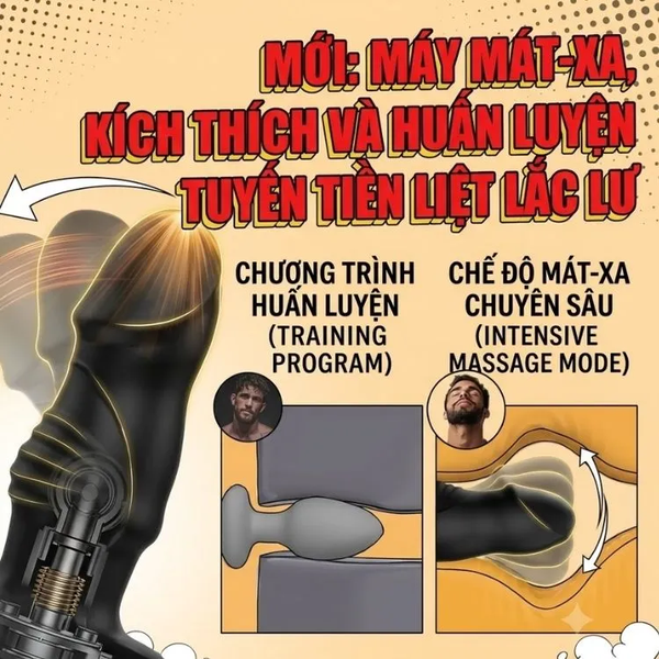 Máy Kích Thích Tuyến Tiền Liệt Ancus Điều Khiển Từ Xa