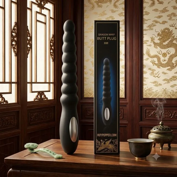 Máy Massage Hậu Môn Dragon Whip | Thiết Kế Chuỗi 8 Bóng Cho Người Mới Bắt Đầu