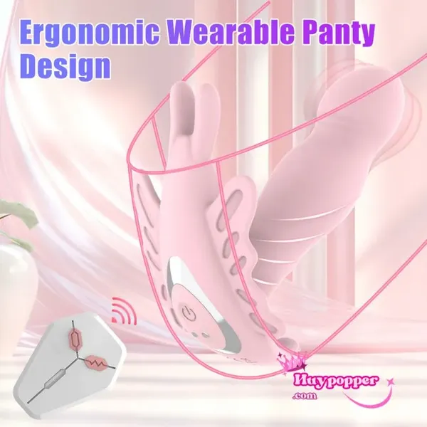 Máy rung bướm điều khiển từ xa xoay thụt