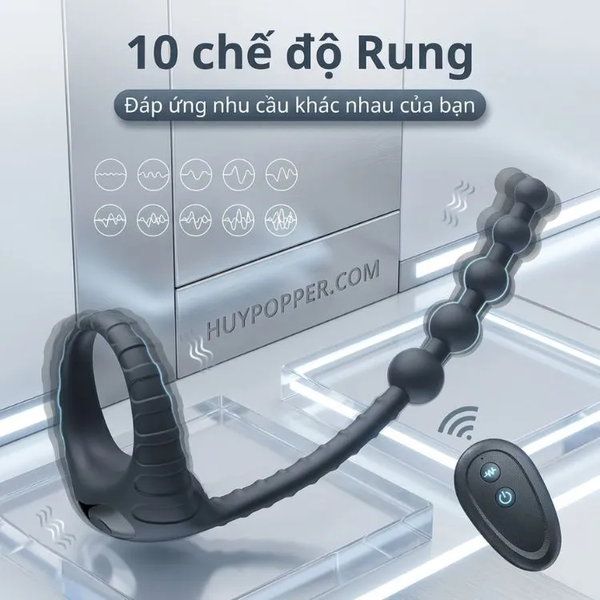 Máy Rung Tuyến Tiền Liệt Điều Khiển Từ Xa Siêu Nhạy Muji