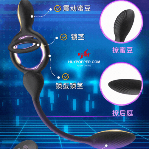 Máy Rung Hậu Môn Kèm Vòng Rung