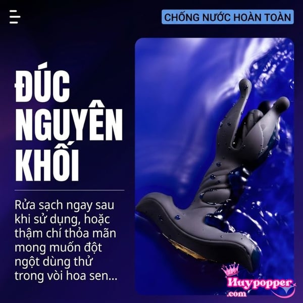 Máy Rung Hoa Địa Ngục Bung Cánh Kích Điểm G Cường Độ Cao