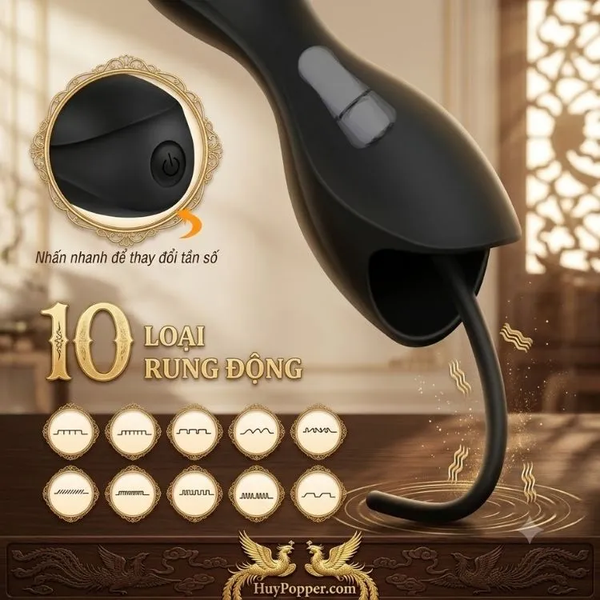 Máy Rung Luna Kích Thích Quy Đầu Kèm Que Thông Tiểu Rời