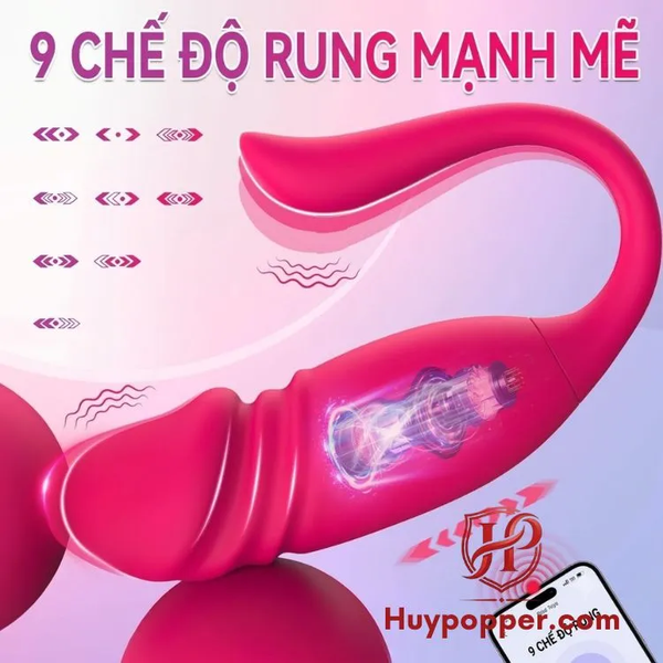 Trứng Rung Thụt Vibe Connect Điều Khiển App Thông Minh