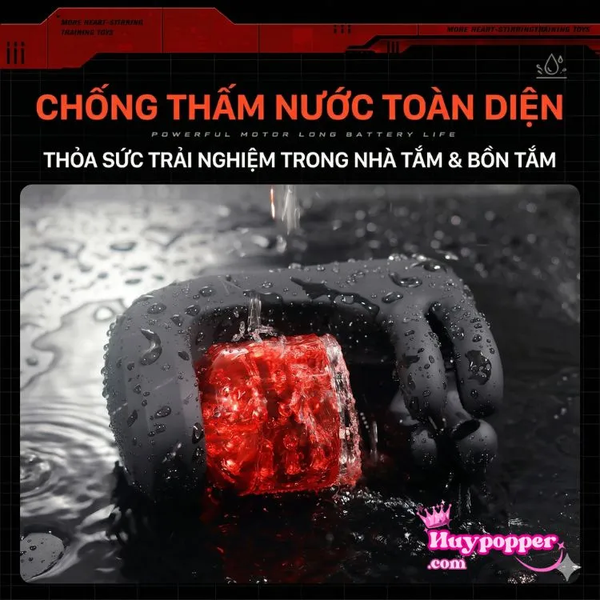 Máy Tập Dương Vật Phoebe Phủ Silicon Siêu Nhỏ Xoa Bóp Như Thật