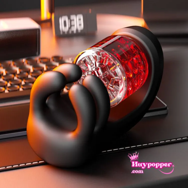 Máy Tập Dương Vật Phoebe Phủ Silicon Siêu Nhỏ Xoa Bóp Như Thật