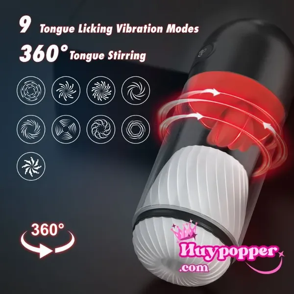 Máy thủ dâm liếm dương vật Ababa