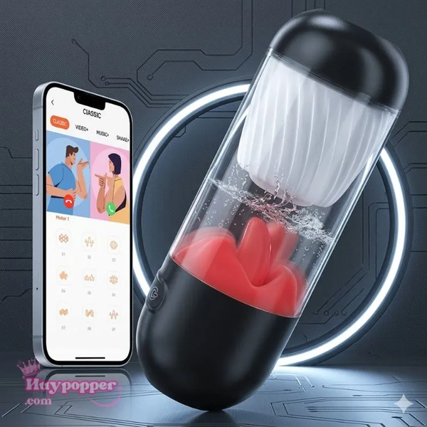 Máy thủ dâm nam chế độ ngậm bú ngập nước Ababa