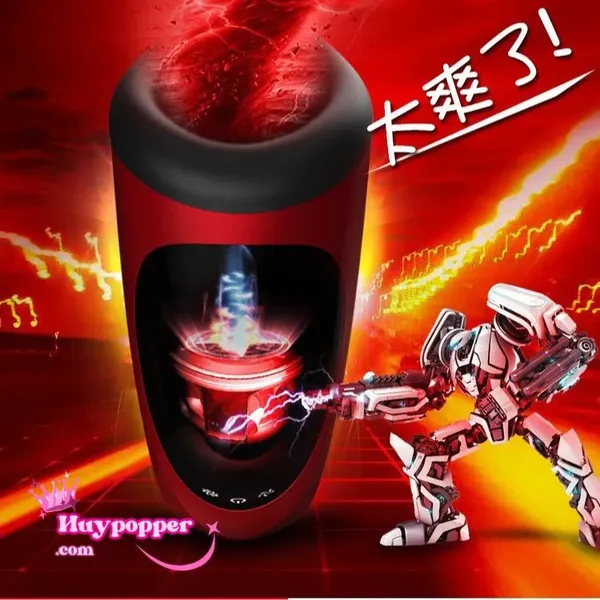 Máy thủ dâm xoay thể thao có âm thanh rên rỉ